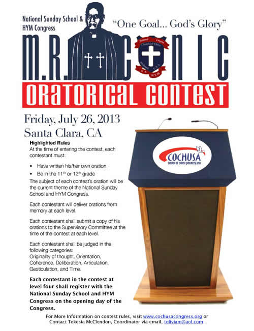 Conic-Oratorical-Contest