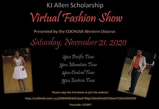 Virtual Fashion Show – November 21st!
