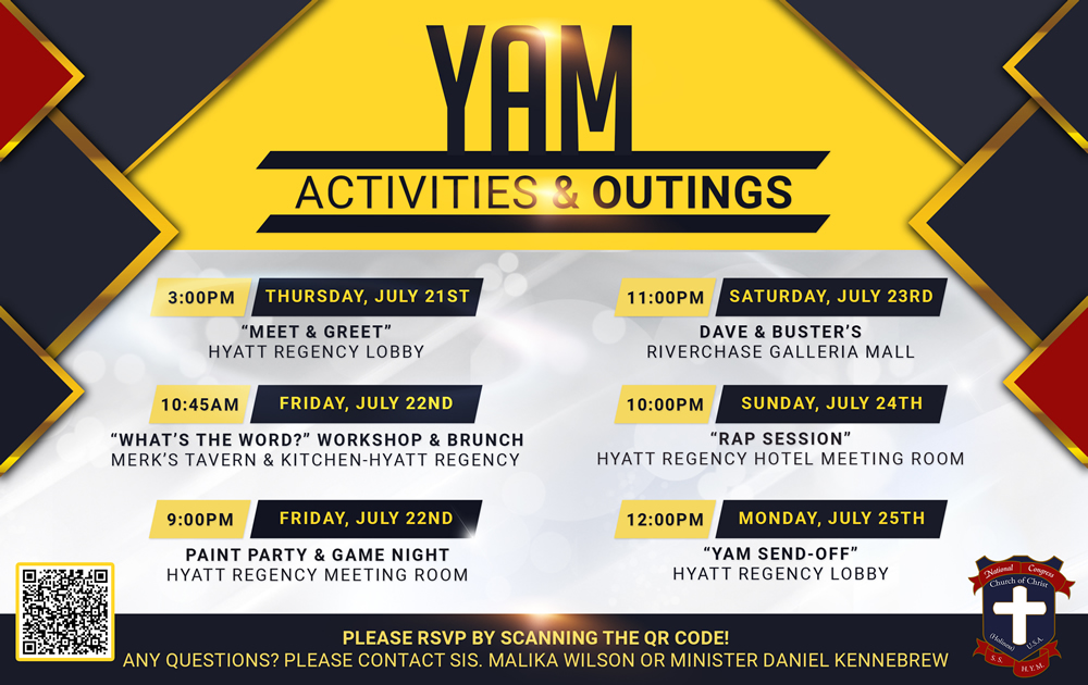 2022 YAM Activities & Outings