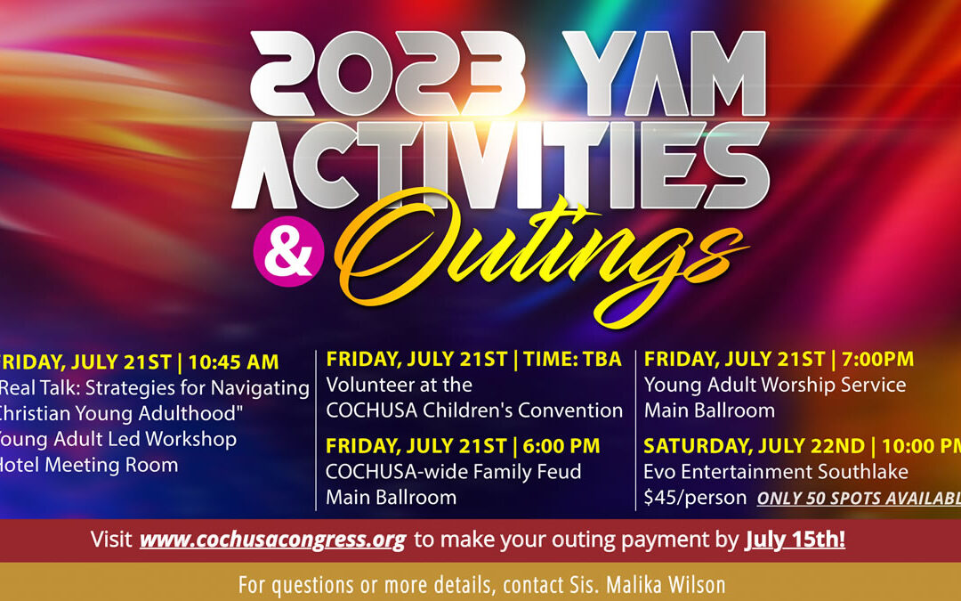 2023 YAM Activities & Outings