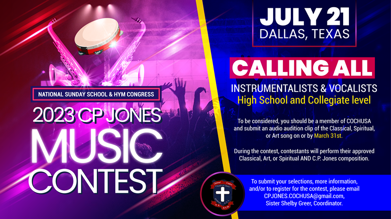 2023 CP Jones Music Contest